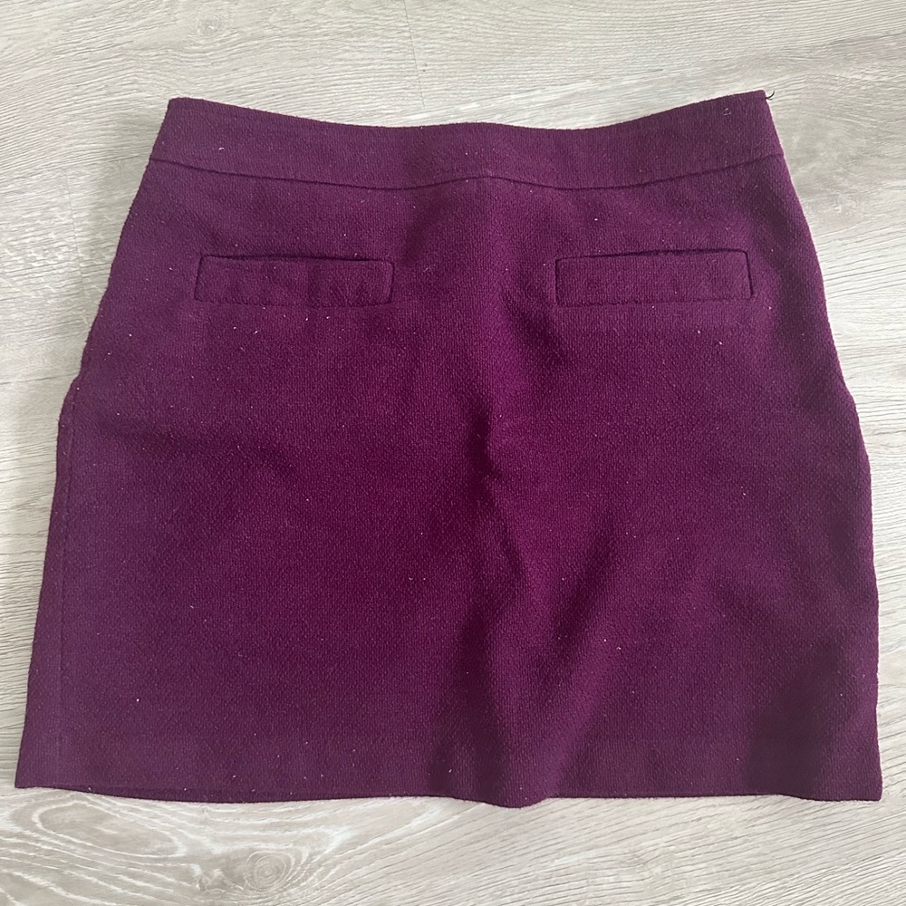 LOFT purple skirt in size 8